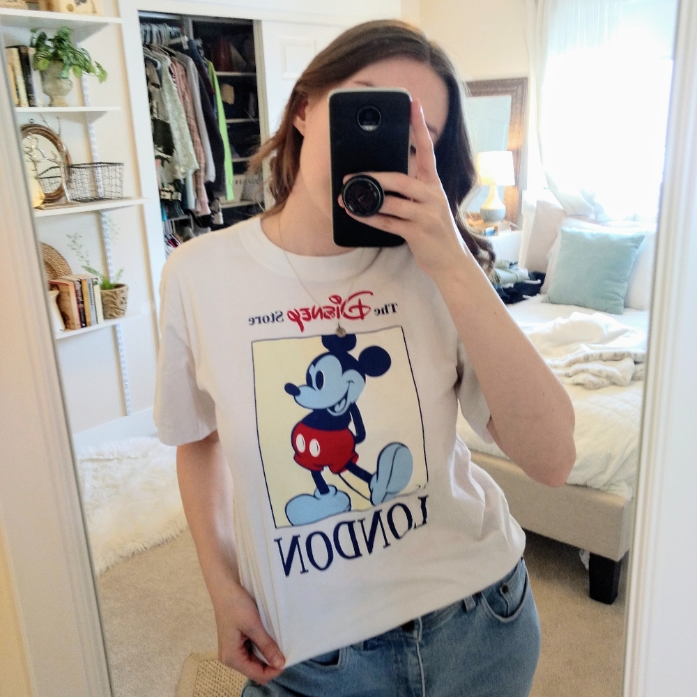 Disney London Mickey mouse graphic t-shirt